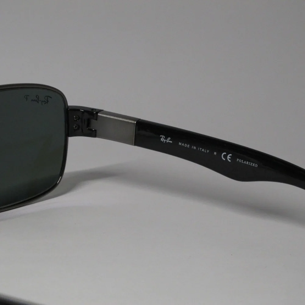 Ray-Ban Square Sunglasses For Men EYEWEAR Green Polarized Polycarbonate Lenses